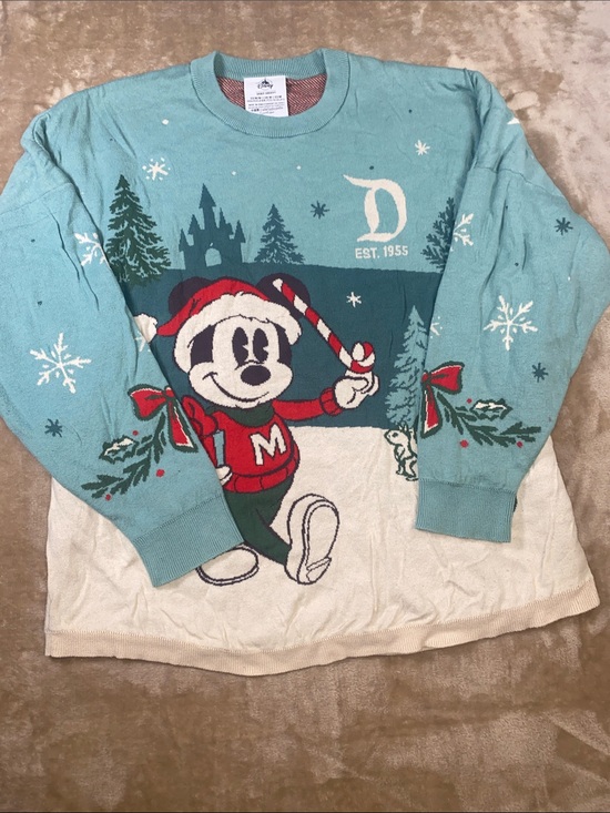 Disney Sweaters - Vintage Disney Spirit Mickey Mouse Holiday Sweater